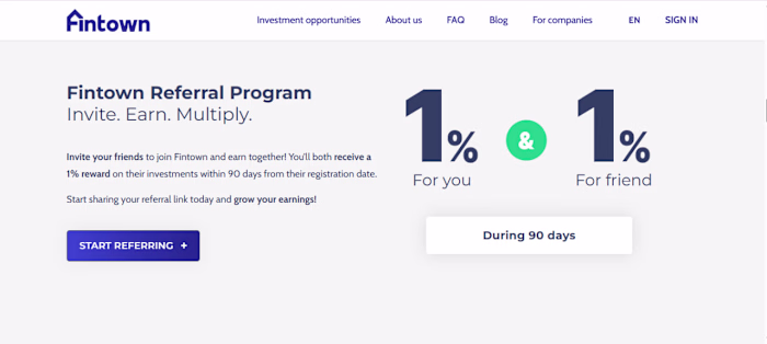 P2P Real Estate Investment Platform
Fintown