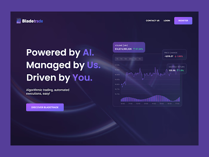 Development for a trading AI company