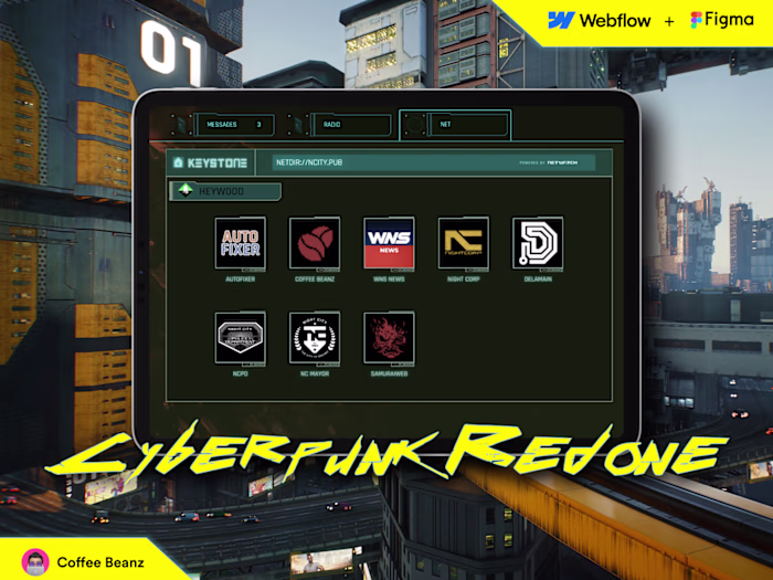 💻 Cyberpunk Redone: an exploration of immersive web design....