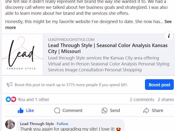 Social Media Strategy for Ambrosia Design Studios