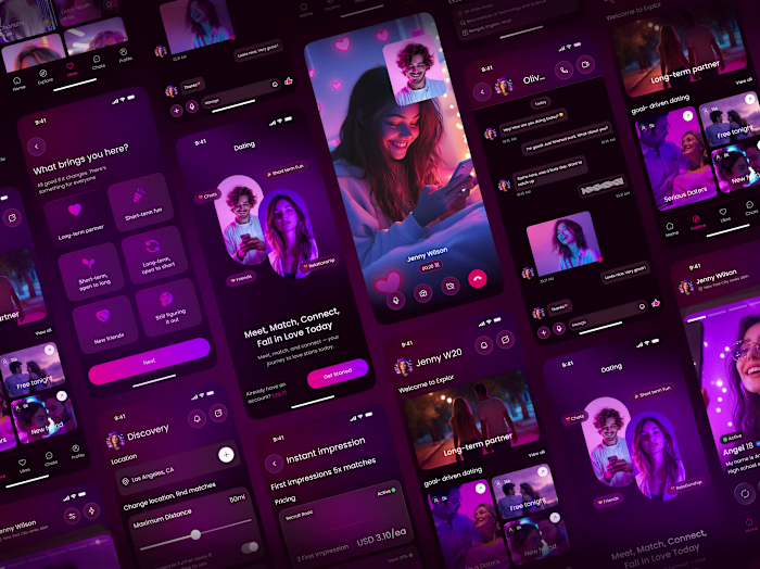 👋Hey, Everyone! Here is my latest design project: Dating - ...