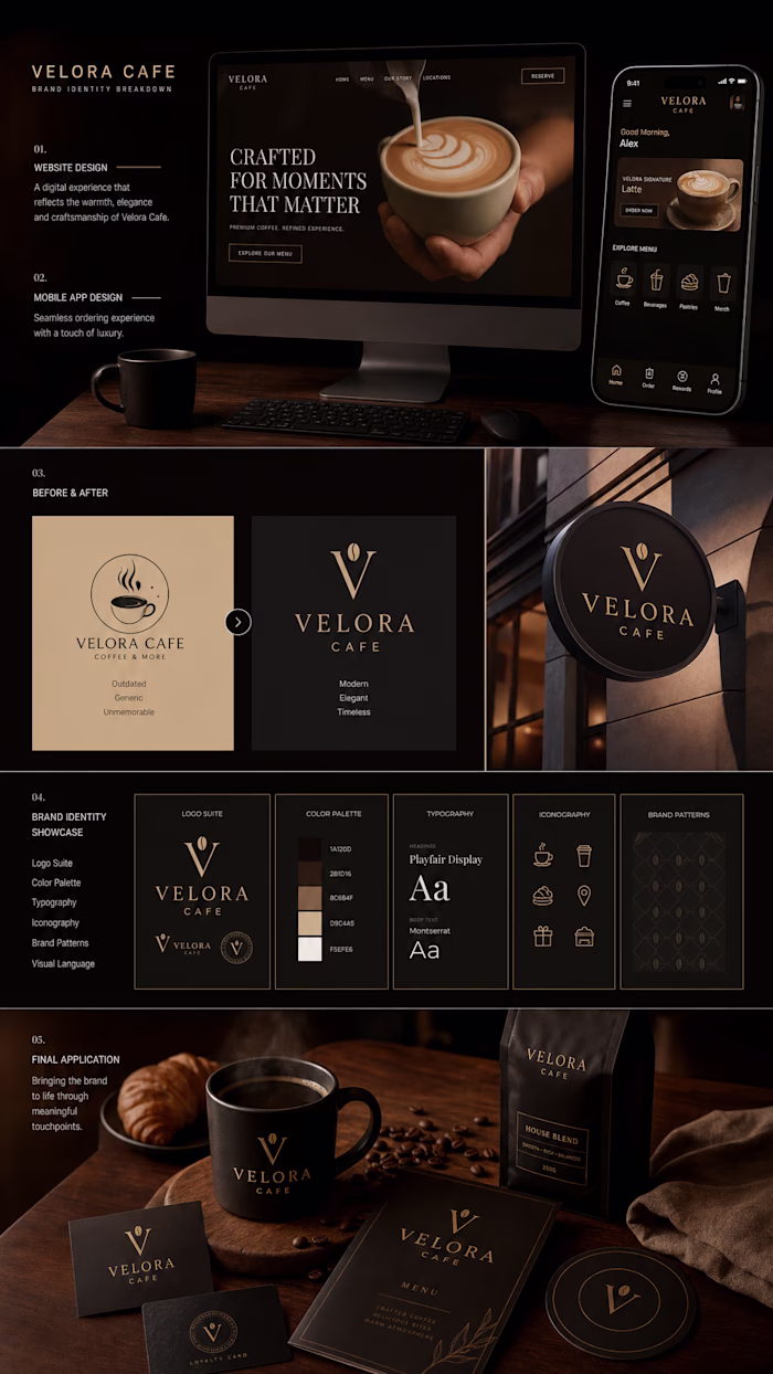 Modern Coffee Brand Identity Case