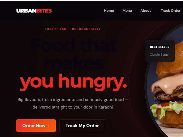 Developed a full-stack restaurant management