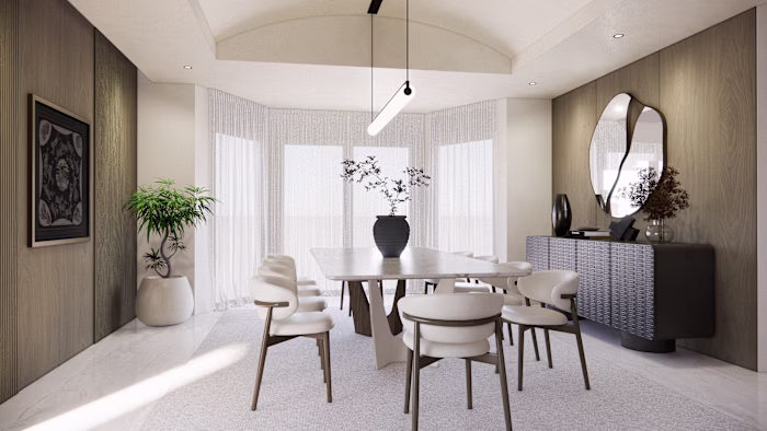 Luxury Meets Minimalism: Japandi Luxe Villa
