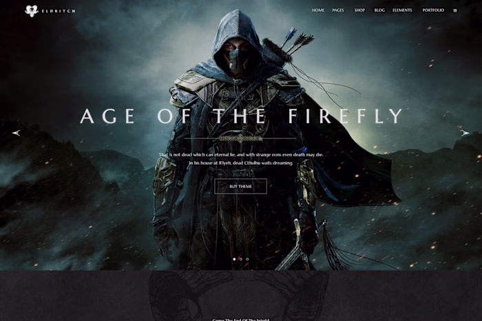 Eldritch - Epic Gaming WP Theme