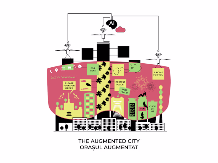 The Augmented City — Concept Illustration Series