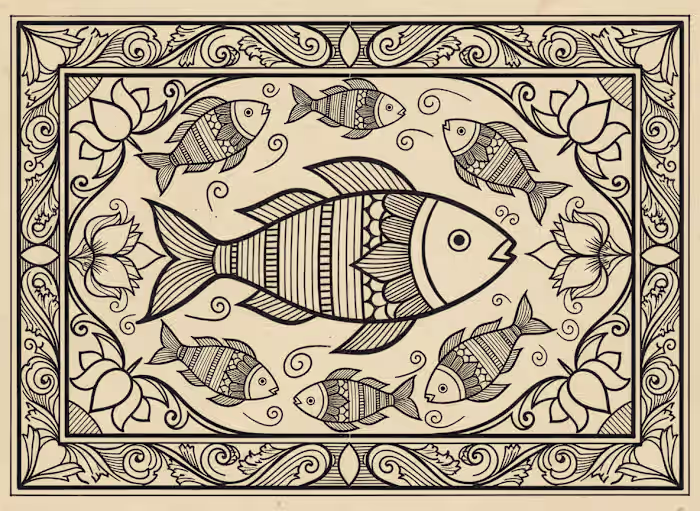 This is Indian mythological cultural work that show the beau...