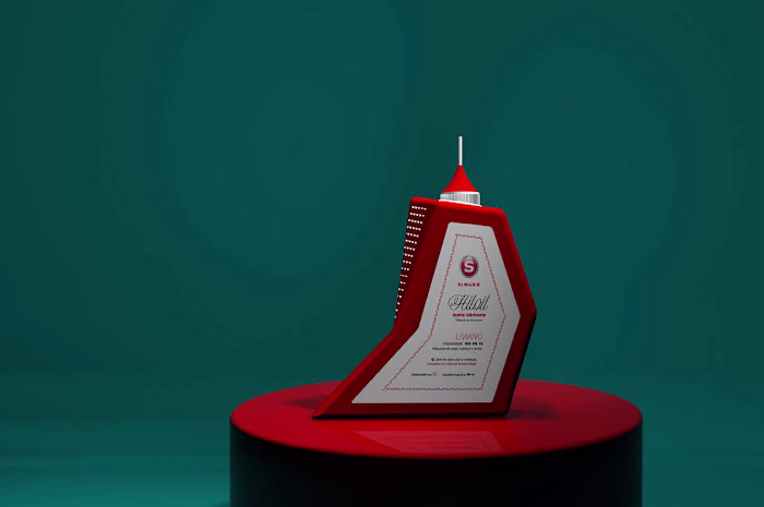 Singer "Hiloil" – 3D Packaging Design