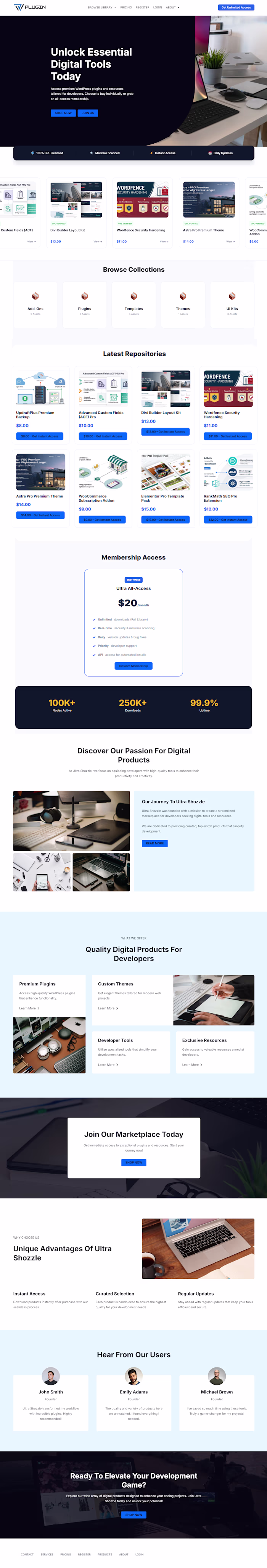Digital store and subscription based