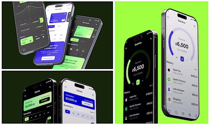Fintech Mobile App UI/UX Design Project
