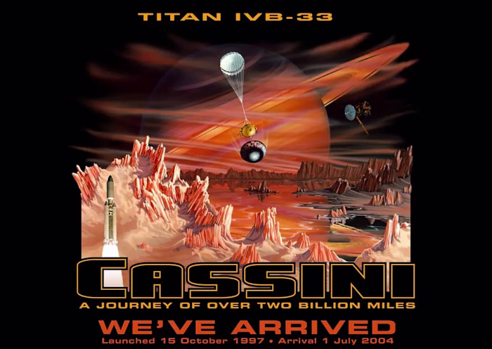 Conceptual Illustration | 1997 | NASA Cassini Mission, Adobe PS