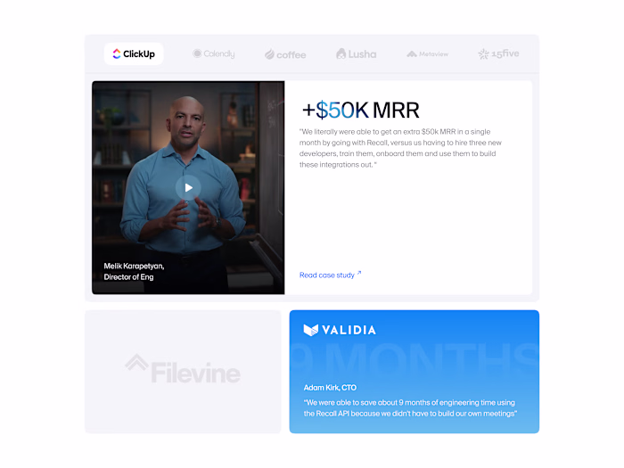 Customer Stories Section