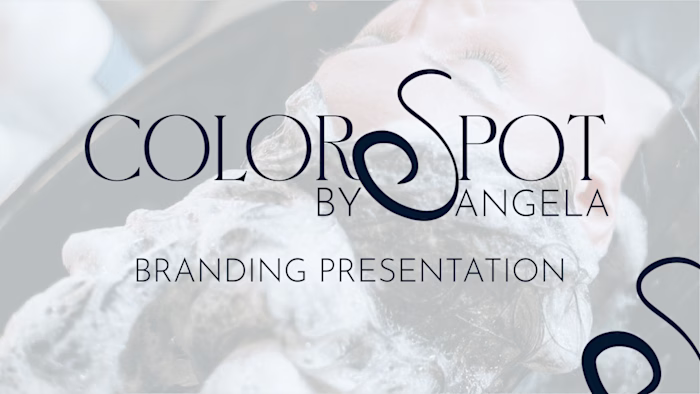 Color Spot By Angela Hairstylist Logo & Branding