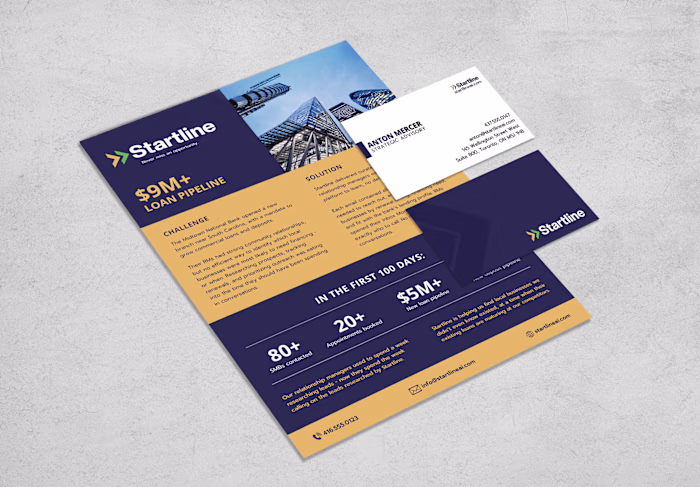 Sales Sheet & Brand System for Startline