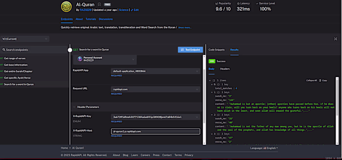 Al-Quran API