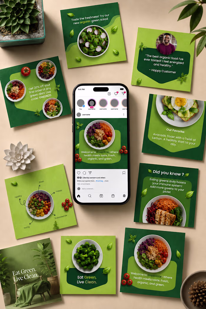 A complete social media design