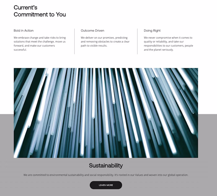 GE Current Website and Brand Language