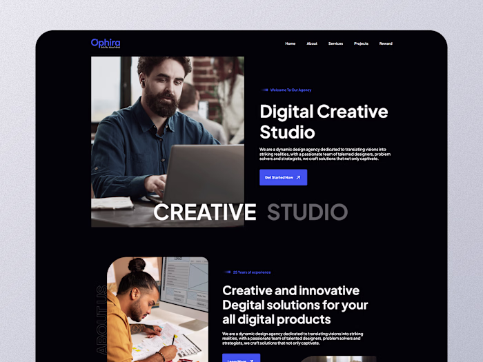 Ophira Agency: Premium Figma to