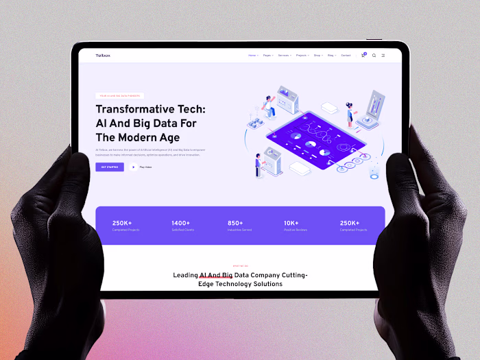 Telbox - AI & Big Data Website