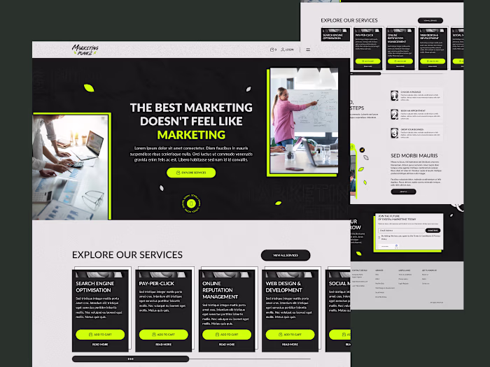 Marketing Agency Website Design