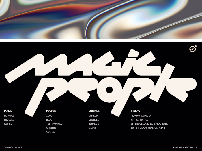Custom wordmark
