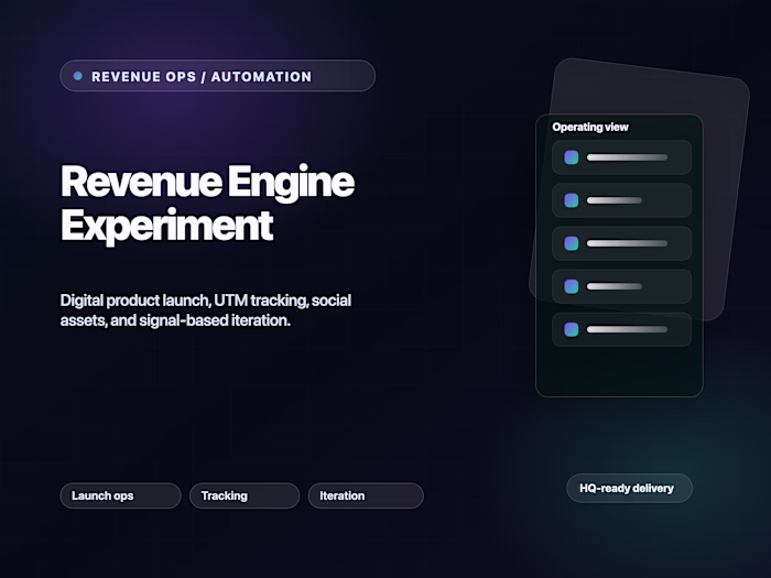 Revenue Engine Experiment
