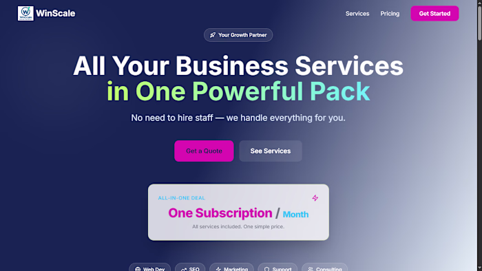 Built a Modern Full-Stack Website for a Creative Agency