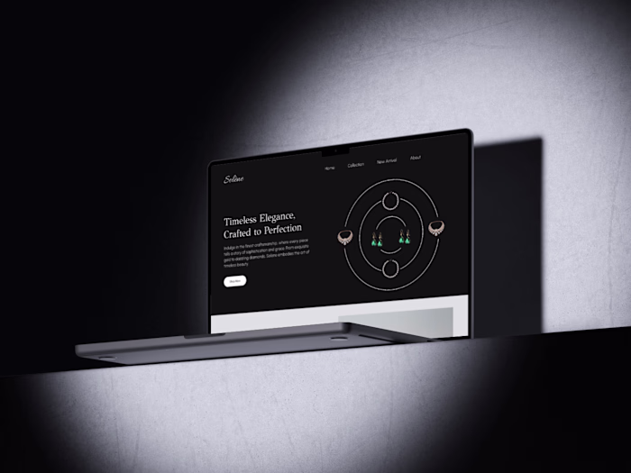Solène: Luxury Jewelry Landing Page