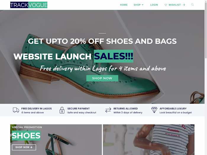 Track Vogue- Online Store