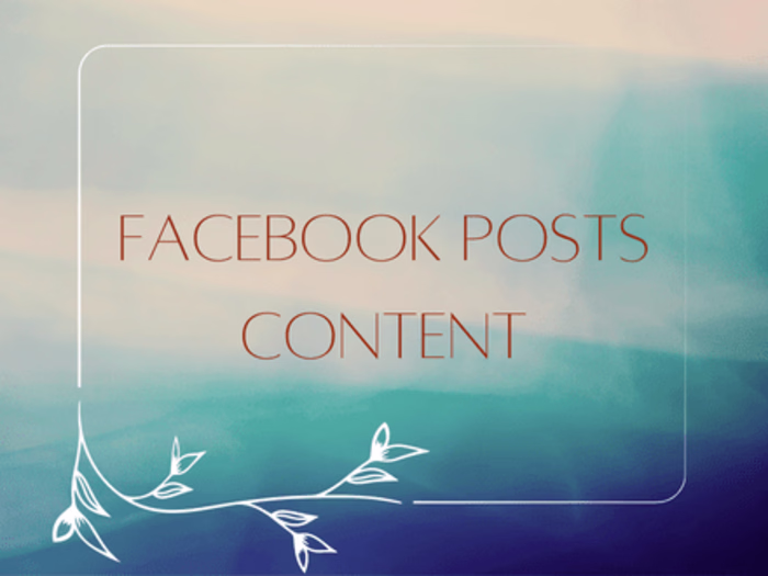 Facebook Post Content