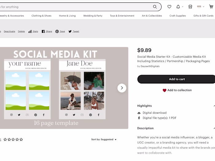 Product Posting Writing