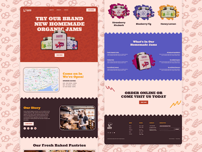 Gastry Bread & Bakery (Framer development)