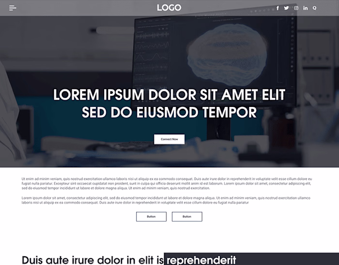 A Seamless Journey through Medical Website UI Designs