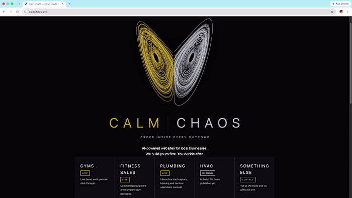Calm Chaos — AI-Powered Business