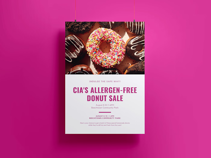 Food Flyer for Bakery on Behance
