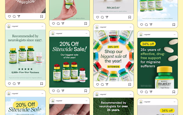 MigreLief | Paid Social Ads