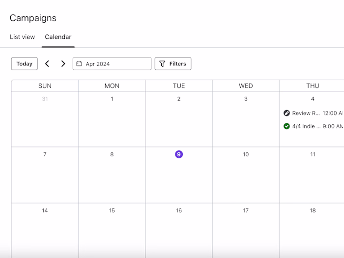 Email Campaign Management for eCommerce brand