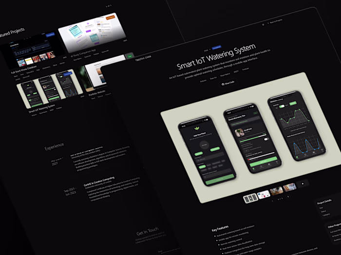 Minimalist Portfolio Website Development