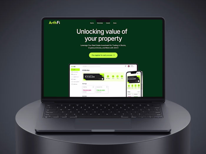 ArthFi: Framer Development Using Paid Template