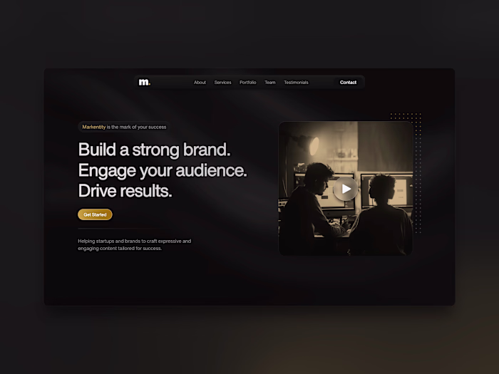 Markentity — Framer Website