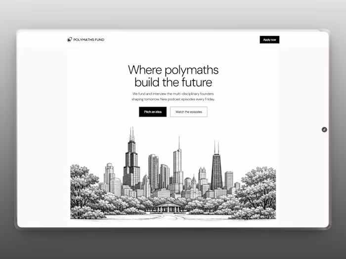 Polymathsfund — Founder Application Platform
A