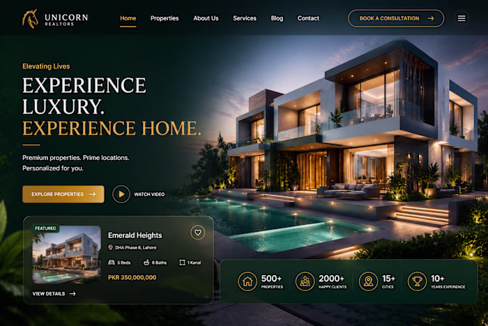 final Banner design for a book now property page