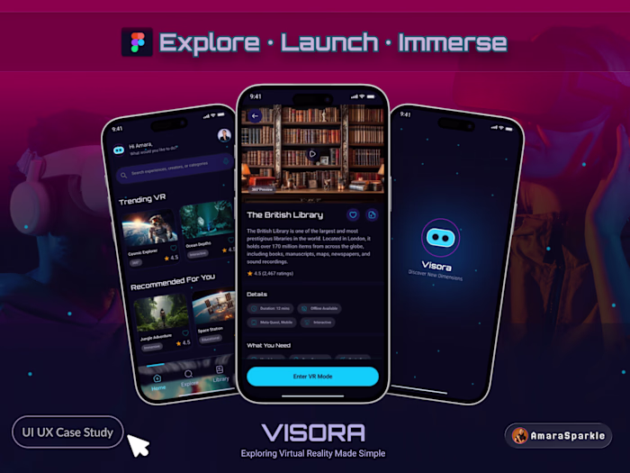 I designed Visora, a mobile
