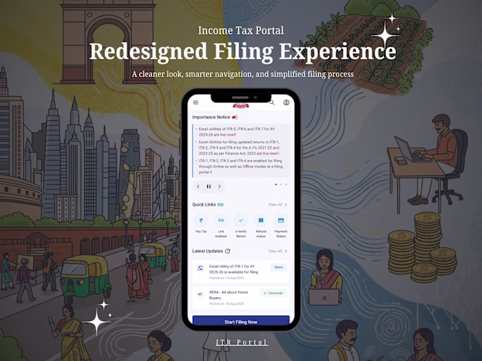 ITR portal Redesign