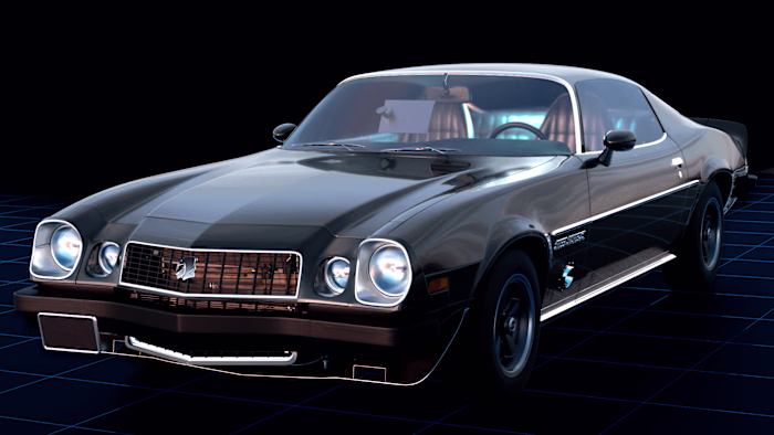 1974 Camaro — Automotive CGI Visualization
