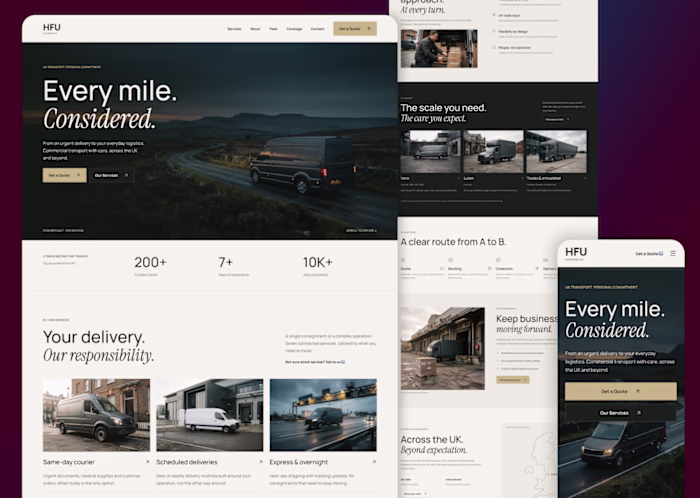 Elevating a Logistics Brand with