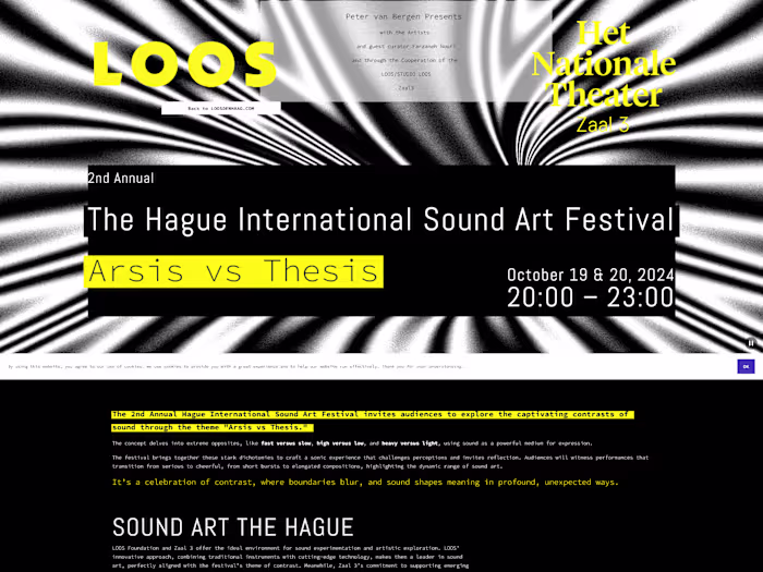 Landing Page for The Hague