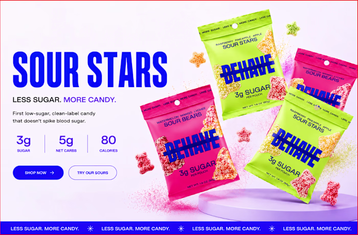 Modern Shopify Store for a Candy Brand