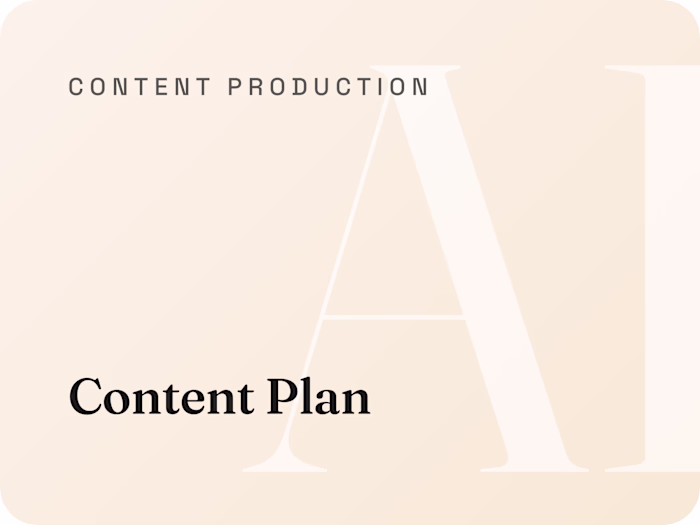 Content Plan: idea capture to drafts in your voice