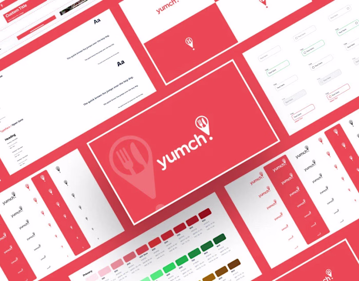 YUMCH! / Design System - Discover Restaurant & Dishes